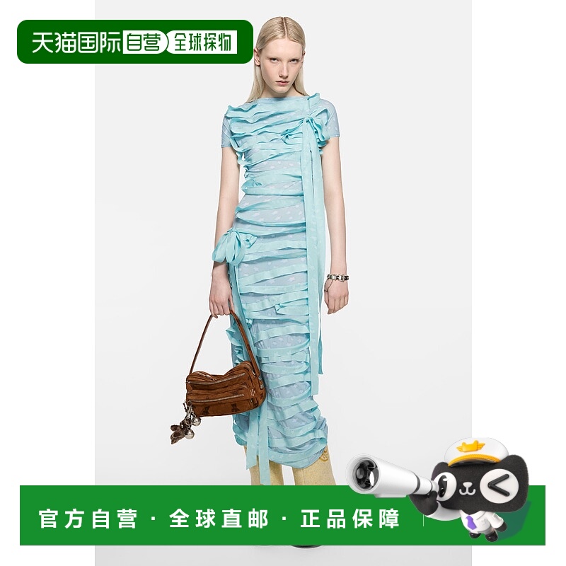 欧洲直邮ACNE (2025新品) 丝带连衣裙