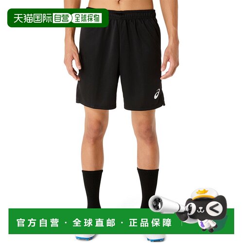 日本直邮ASICS 2101a318 男士足球短裤 五人制足球训练服 吸汗速