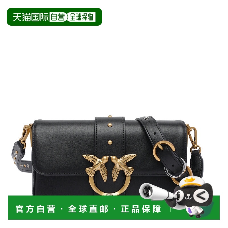 1h可退 香港直邮PINKO 女士单肩包 105824A0QOZ99Q AW2025 黑色 L