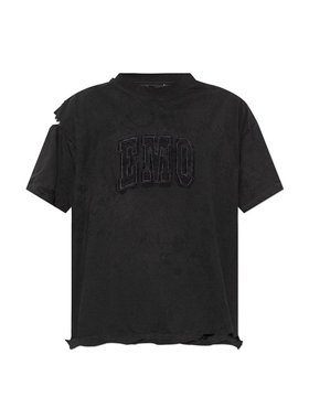 BALENCIAGA 女士T恤 826344TSVP41041 AW2025 黑色