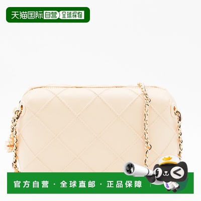 香港直邮TORY BURCH 女士斜挎包 169226700 AW2025 黄色 FLEMING