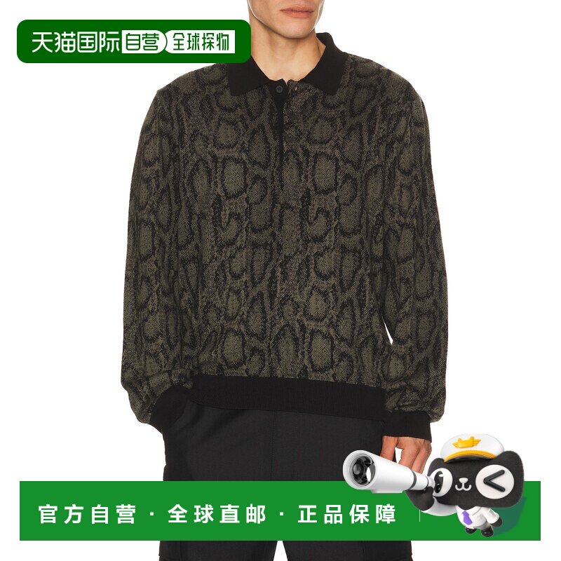 美国直邮CARHARTT WIP 男士 蛇纹Polo衫 I036170 舒适时尚