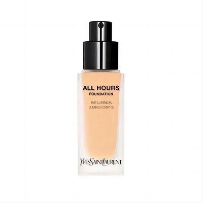 YSL 日本直邮 新版All Hours 恒久无暇粉底液 持妆轻薄 25ml LN4