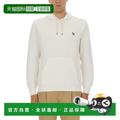 1h可退 香港直邮Paul Smith 男士 白色有机棉卫衣 M2R284SZT21116