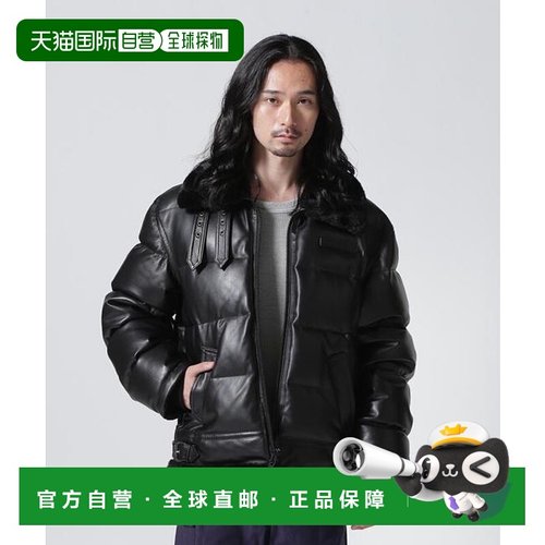 1h可退 日本直邮官方授权 AVIREX 皮质羽绒飞行员夹克