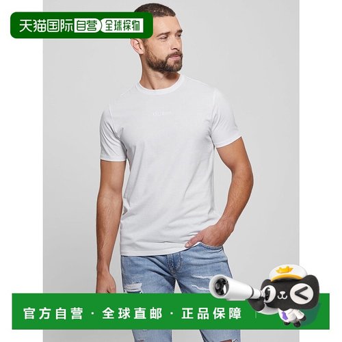 日本直邮Guess SS Guess Emb Pima Crew 短袖T恤 [GU1432EM031940