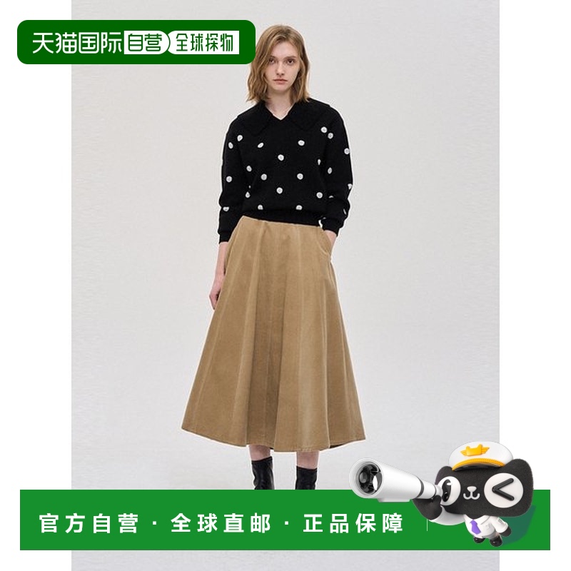 韩国直邮SJYP (PW2E9WSCX15WMCM) 10 周年灯芯绒喇叭裙