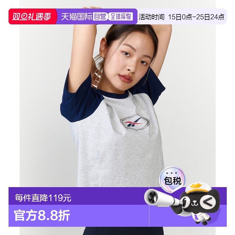 韩国直邮REEBOK 女士女装T恤RETS4ER38G1