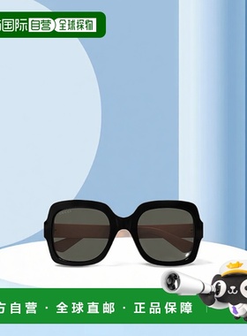 香港直邮GUCCI 女士太阳镜 GG1337S008 AW2024 黑色