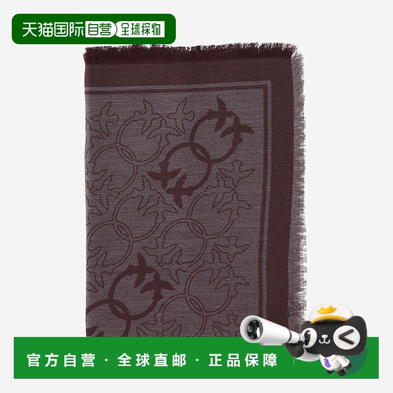 香港直邮PINKO 女士围巾 106017A2ZHR57 AW2025 红色 Jacquard Vi