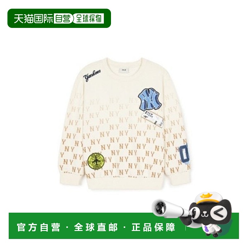 韩国直邮MLB MLBKids 长袖 T 恤 TQK 7AMTMT444-50CRD 单色旅行衣