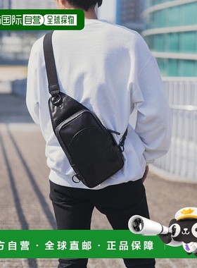 日本直邮Rocky Monroe 男士真皮单肩斜挎包 Butler Ver RK6854AM0