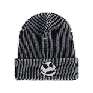 自营concept oneD100 NBC 夜光杰克条纹毛线帽 - 黑色/白色 美国