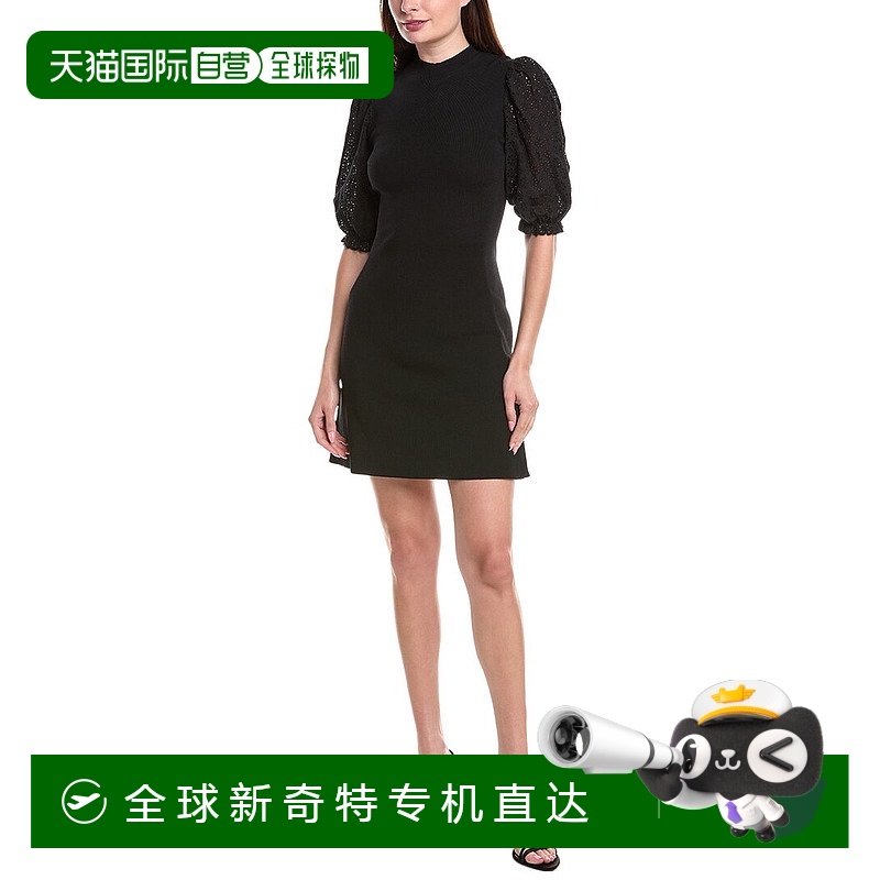 自营 Maje迷你连衣裙-黑色 美国奥莱直发