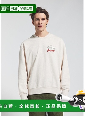 自营欧洲直邮Pyrenex Cliff男女通用有机棉奶油色抓绒卫衣