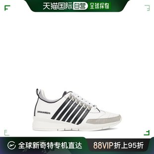 二次方 Logo皮革运动鞋 男士 香港直邮潮奢 Dsquared2
