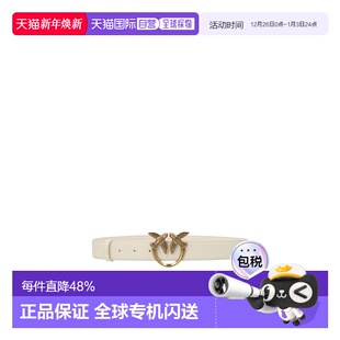 香港直邮Pinko 100125A0F1Z 皮质腰带