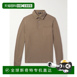 男士 UE3 香港直邮Zegna Polo衫 1h可退 修身 Cotton 杰尼亚 Pique