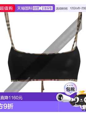 1h可退 香港直邮潮奢 Burberry 巴宝莉 女士 clothing 海滩黑色泳