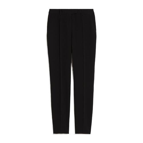 MAX MARA 女士休闲裤 6136125106001 AW2025 黑色 腰带环休闲裤