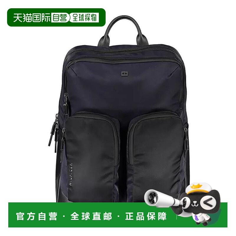 1h可退 【美国直邮】tommy hilfiger 男士 双肩包尼龙背包