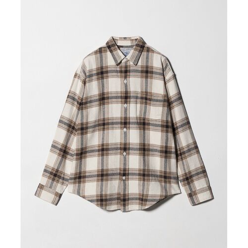 日本直邮EDWIN ARTHUR'S 男士 棉丝混纺落肩工装衬衫 81113000007