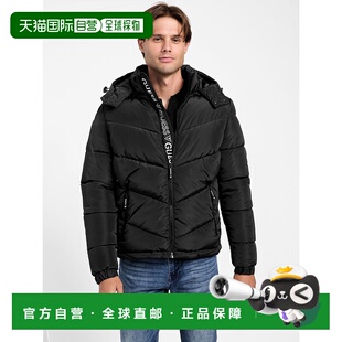 自营guessEco Chano Puffer Jacket - black 美国奥莱直发