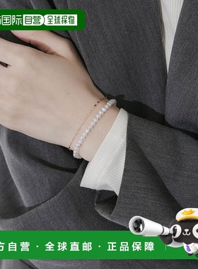 1h可退 日本直邮SMELLY 女士 小粒珍珠+纤细链 多戴手链套装 SMA6