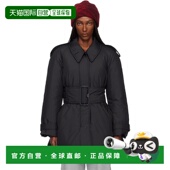 香港直邮潮奢 黑色 Burberry 1h可退 巴宝莉 女士 Belted Berryhi