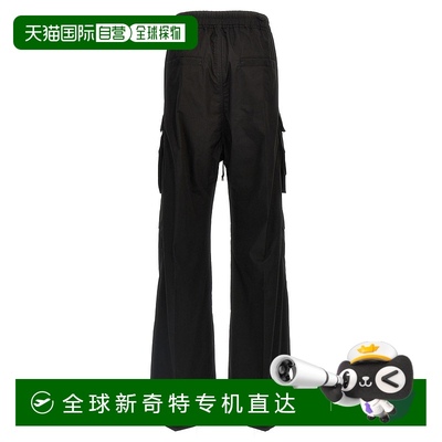 香港直邮RICK OWENS 女士休闲裤 RP01E7327P09 SS2025 黑色 松紧