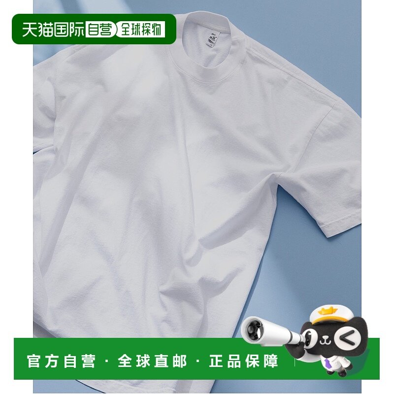 1h可退 日本直邮LOS ANGELES APPAREL 男女同款 6.5oz重磅全棉圆T