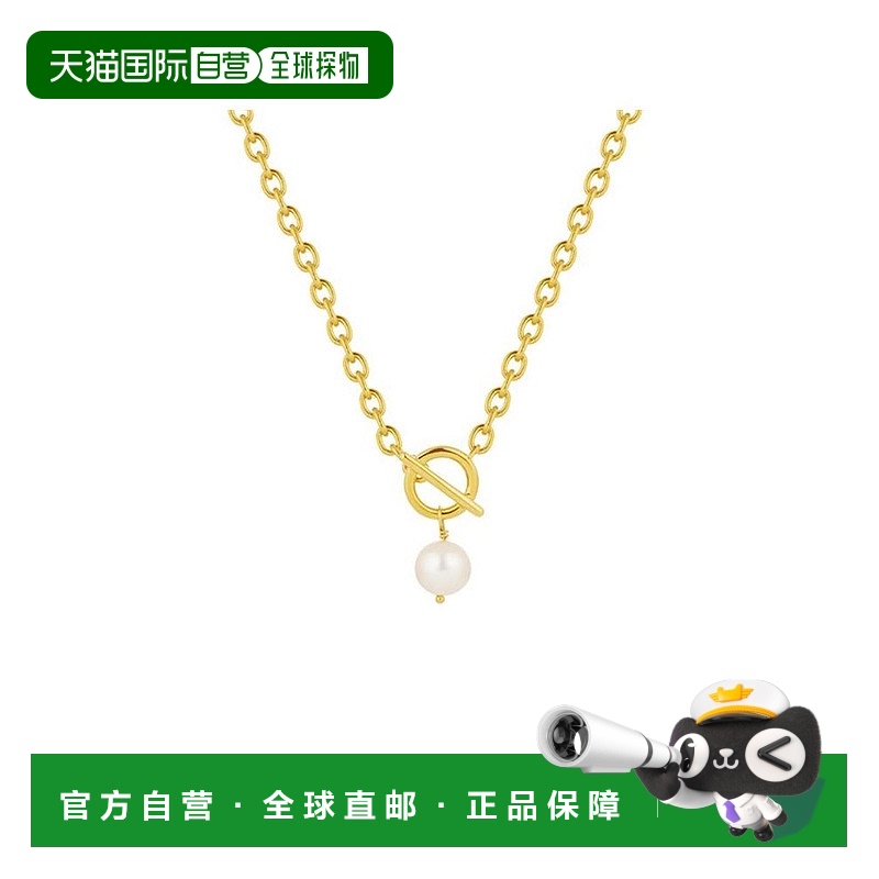 日本直邮日潮 4度C Canal ４℃ 银色项链 [152444221025]珍珠天然