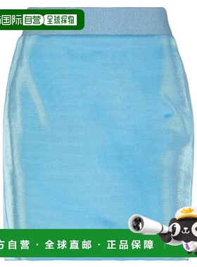 香港直邮Moschino 莫斯奇诺 女士 迷你半身裙 blue蓝色 舒适时尚