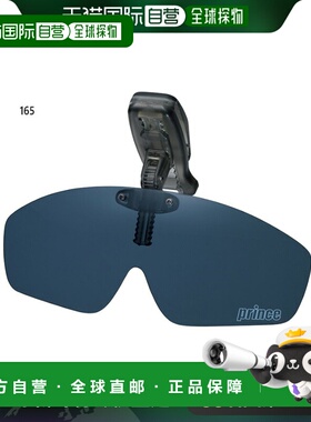 日本直邮Prince 男士女士帽子偏光太阳镜网球装备太阳镜黑色 Prin