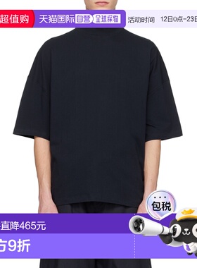 1h可退 Jil Sander 深蓝色徽标短袖百搭T恤 J21GC0005J45084圆领