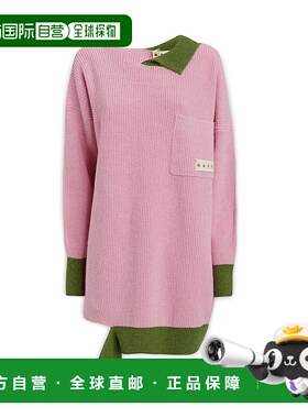 1h可退 香港直邮Marni 玛尼 女士 徽标毛衣 ABMD0111Q1UFH440长袖