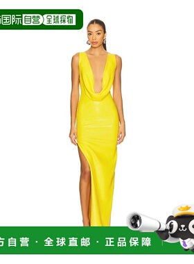 1h可退 香港直邮ALEX PERRY 女士 垂褶斗篷式柱型连衣裙 D1520PF2