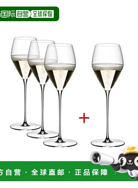 自营Riedel Veloce Champagne Wine Glass, Buy 3 Get 4 - clear