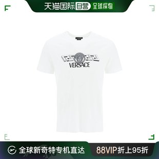 1008461 香港直邮VERSACE T恤 1W000 白色男士 1A06051
