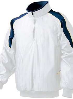 日本直邮MIZUNO Samurai 日本型号半拉链棒球夹克 52WW38901