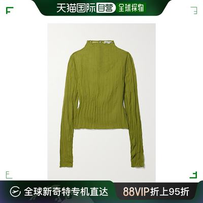 香港直邮潮奢 Acne Studios 艾克妮 女士 起皱乔其纱上衣 AC0647