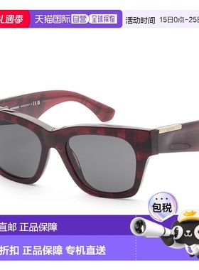 自营 Burberry Women's 52mm Red Checker Sunglasses - red chec
