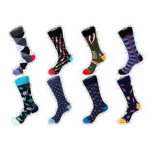 自营 unsimply stitched船员袜 8 件装 - 多色 美国奥莱直发袜子