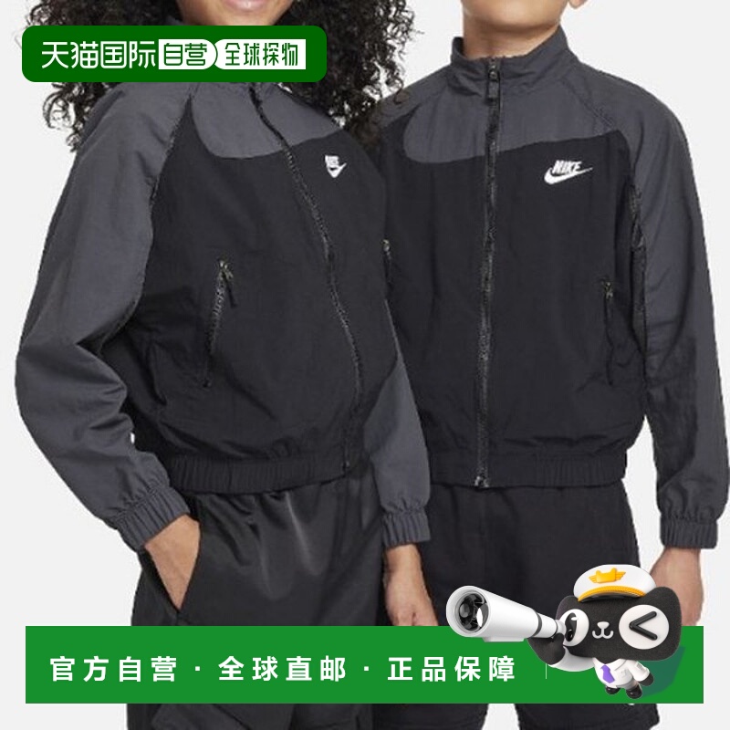 韩国直邮NIKE 儿童防风 NQK A241JK334P-BK Sportswear Amplify J