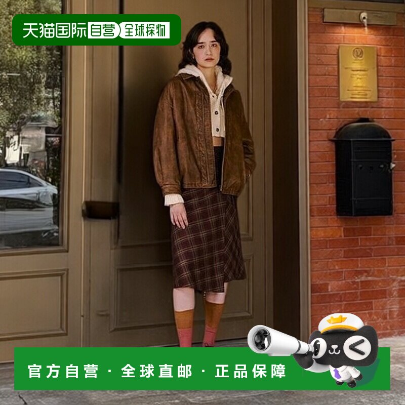 1h可退 日本直邮FREAK'S STORE 格纹包裙 半身裙牛仔时尚潮流穿搭