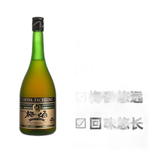 日本直邮蝶矢CHOYA俏雅青梅利口酒青梅酒果酒甜酒微醺口感750ml