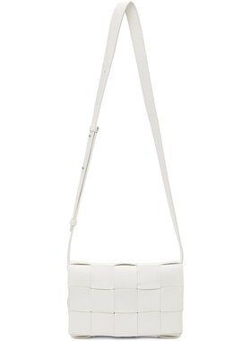 Bottega Veneta 葆蝶家 男士 白色 Cassette 斜挎包 578004VMAY1