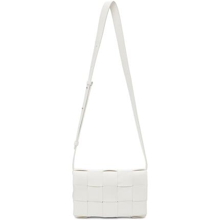 Bottega Veneta 葆蝶家 男士 白色 Cassette 斜挎包 578004VMAY1
