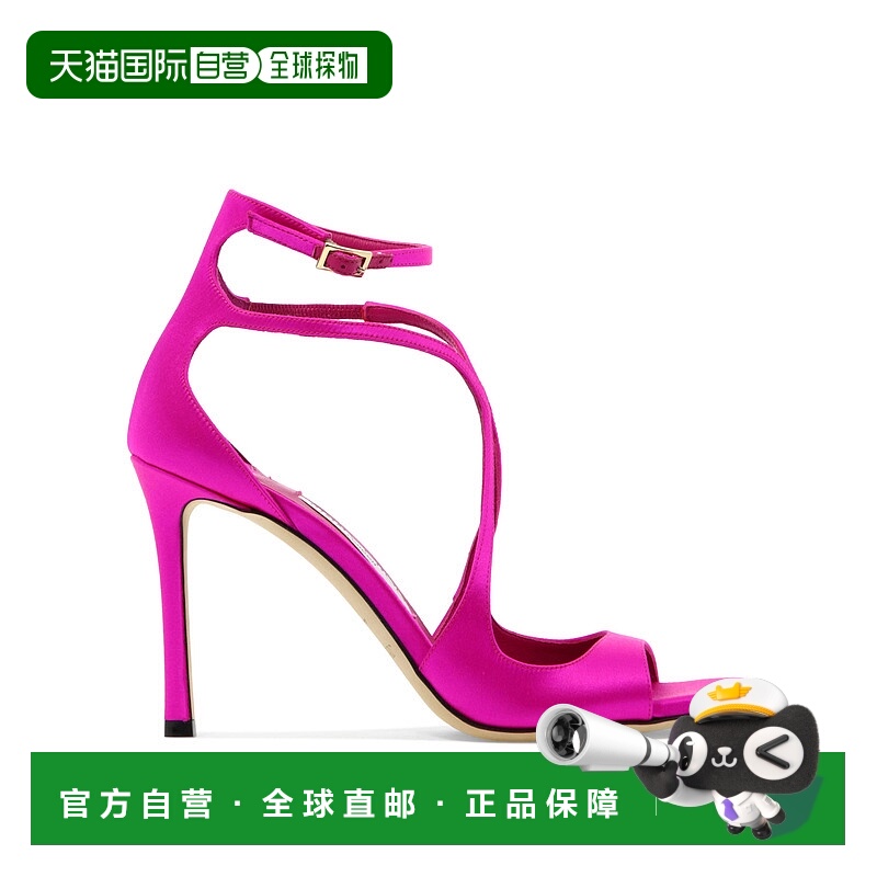 1h可退 香港直邮JIMMY CHOO 女士凉鞋 AZIA95SATFUCHSIA AW2023