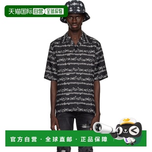 男士 衬衫 黑色 Band AMSTCA1106 Jazz 香港直邮AMIRI